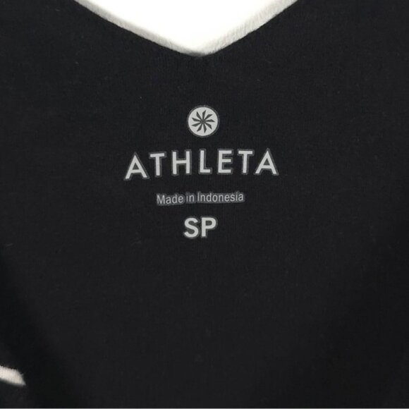 ATHLETA Santorini Striped VNeck Sleeveless Tank Mini Dress Modal/Spandex Size SP - Picture 5 of 9